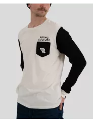 Langarmpullover Schwarz/Dirt White - Riding Culture