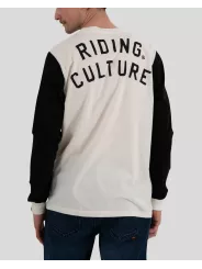 Langarmpullover Schwarz/Dirt White - Riding Culture