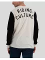 Langarmpullover Schwarz/Dirt White - Riding Culture
