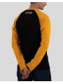 Gelb/Schwarz Logo Langarmpullover - Riding Culture