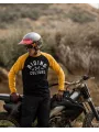 Gelb/Schwarz Logo Langarmpullover - Riding Culture