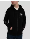 Sweat A Capuche Avec Zip Black Zip - Riding Culture