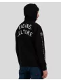 Sweat A Capuche Avec Zip Black Zip - Riding Culture