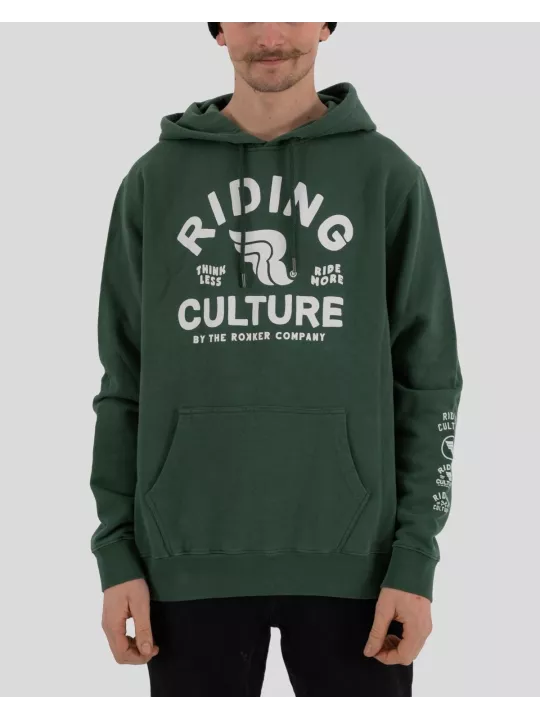Grünes Kapuzenpullover Sweatshirt - Riding Culture