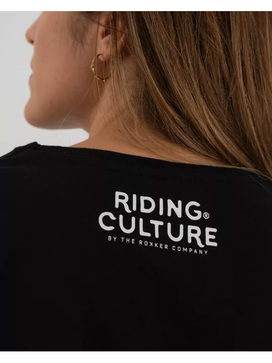 Maglietta Checkerboard Crop Top - Riding Culture