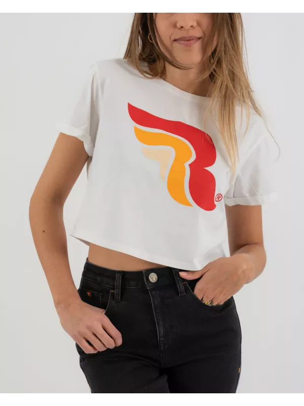T-Shirt Logo Crop Top - Riding Culture
