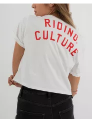 T-Shirt Logo Crop Top - Riding Culture