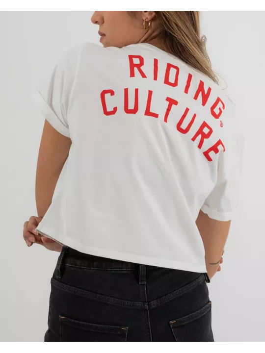Camiseta Logo Crop Top - Riding Culture