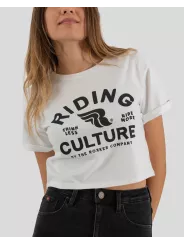 T-Shirt Ride More Crop Top - Riding Culture