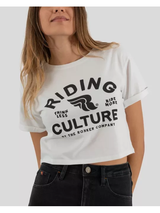 T-Shirt Ride More Crop Top - Riding Culture