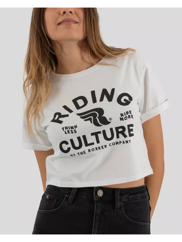 Camiseta Ride More Crop Top - Riding Culture