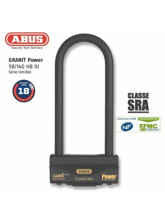 Antivol U Abus 58/140Hbiii210 Sl Sra