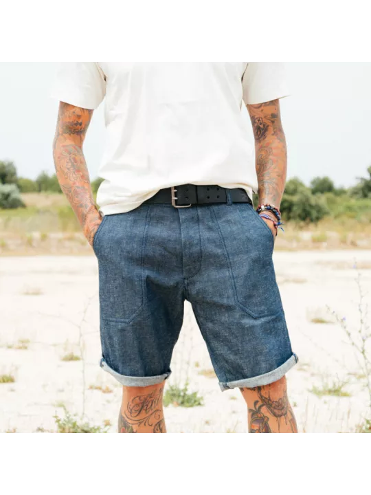 Fatig Short Denim Shorts - Kytone