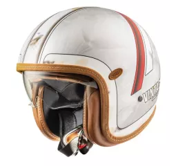 Casco Vintage Jet Platino Drd08Bm - Premier