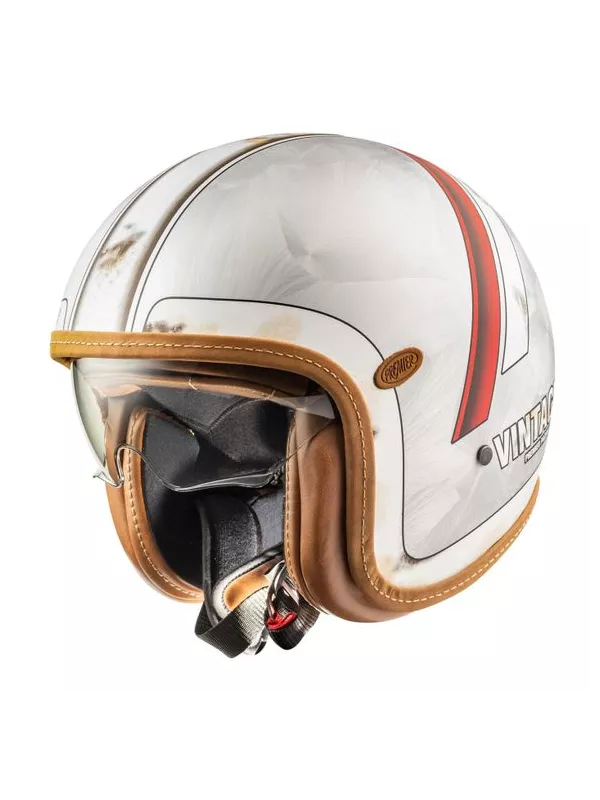 Casque Jet Vintage Platinum Drd08Bm - Premier