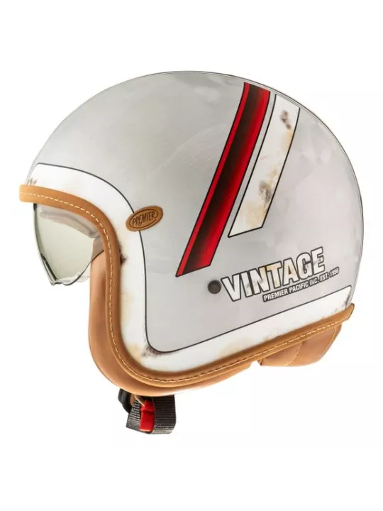 Casque Jet Vintage Platinum Drd08Bm - Premier