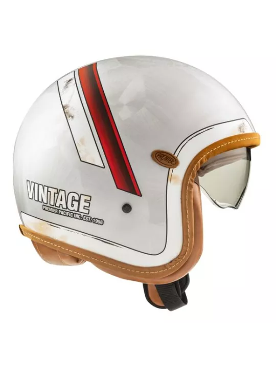 Casque Jet Vintage Platinum Drd08Bm - Premier