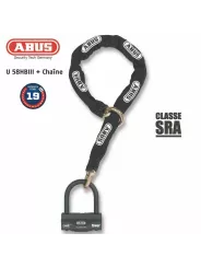 Antivol U + Chaine Abus 58Hb3+12Ks120L Sra