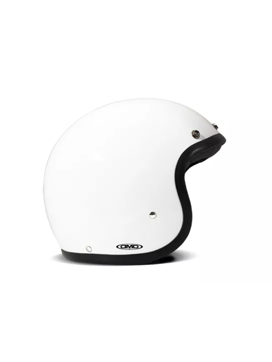 Casco Vintage Jet Solid Blanco - Dmd