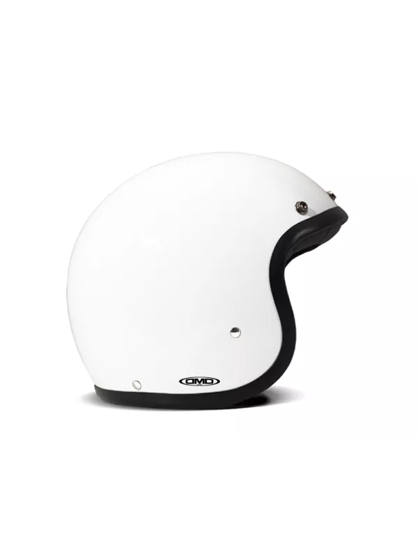 Casco Vintage Jet Solid Blanco - Dmd
