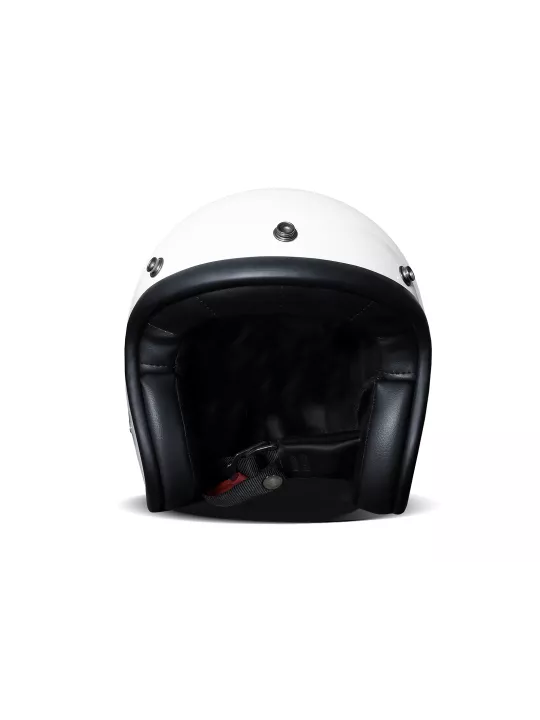 Casque Jet Vintage Massiv Weiß - Dmd