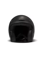 Casque Jet Vintage Solid Black - Dmd