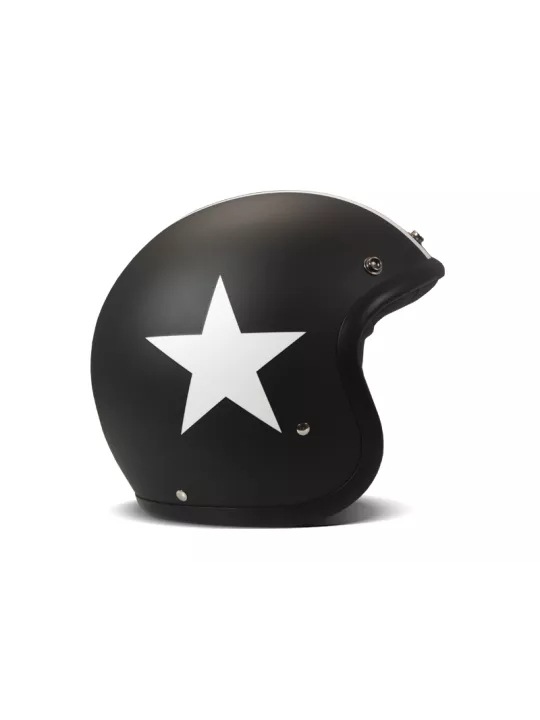 Casque Jet Vintage Star Black - Dmd