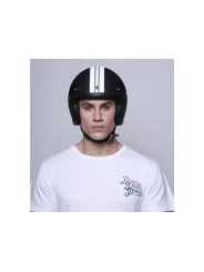 Casque Jet Vintage Star Black - Dmd