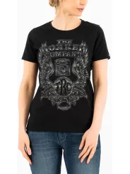 Damen T-Shirt Wings Lady Black - Rokker