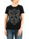 Damen T-Shirt Wings Lady Black - Rokker