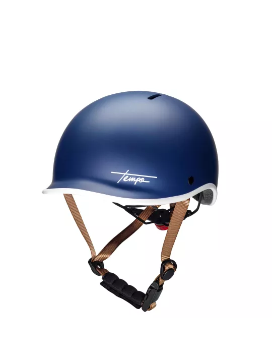 Casco Vintage Tempo Velo - Mârkö (Azul Mate)