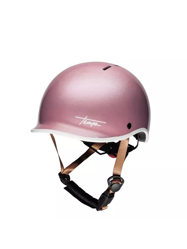 Casque Velo Vintage Tempo - Mârkö (Pink Gold)
