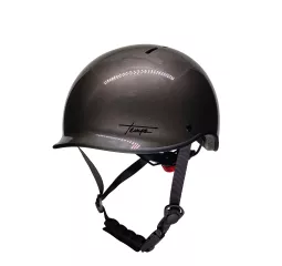 Casco Vintage Tempo Velo - Mârkö (Plata Metalizado)