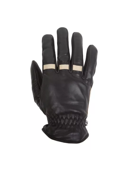 Guanti invernali HELSTONS VELVET Crust Leather-Black Camel