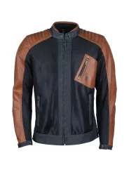 Blouson Colt Air Toile Denim-Mesh-Cuir - Helstons