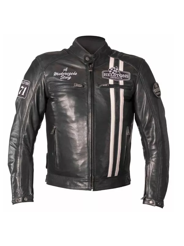 Blouson Indy Cuir Rag - Helstons