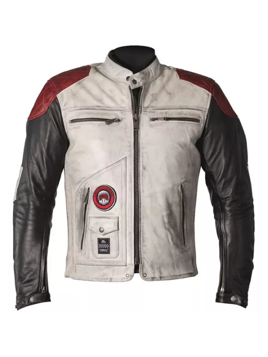 Blouson Tracker Cuir Rag - Helstons