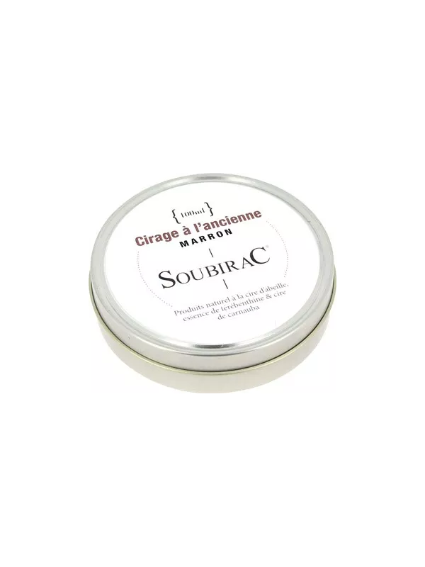Cuidado Abrillantador de Zapatos Marrón 100Ml - Soubirac
