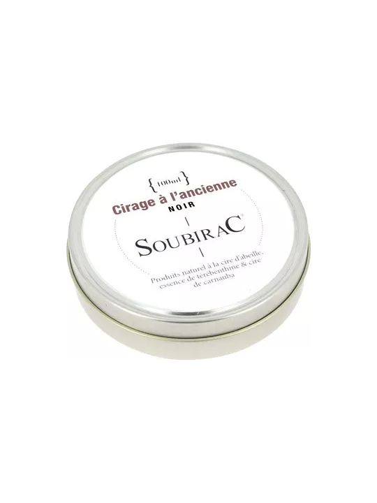 Entretien Cirage Noir 100Ml - Soubirac