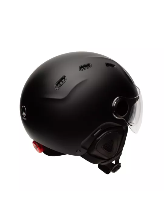 Casco Jet Cadence per biciclette elettriche - Mârkö (nero opaco)