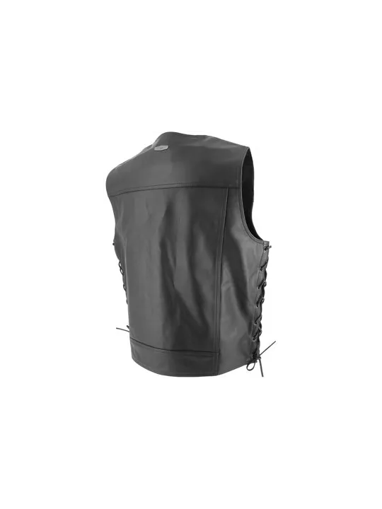 Gilet Cuir avec Lacets - Soubirac