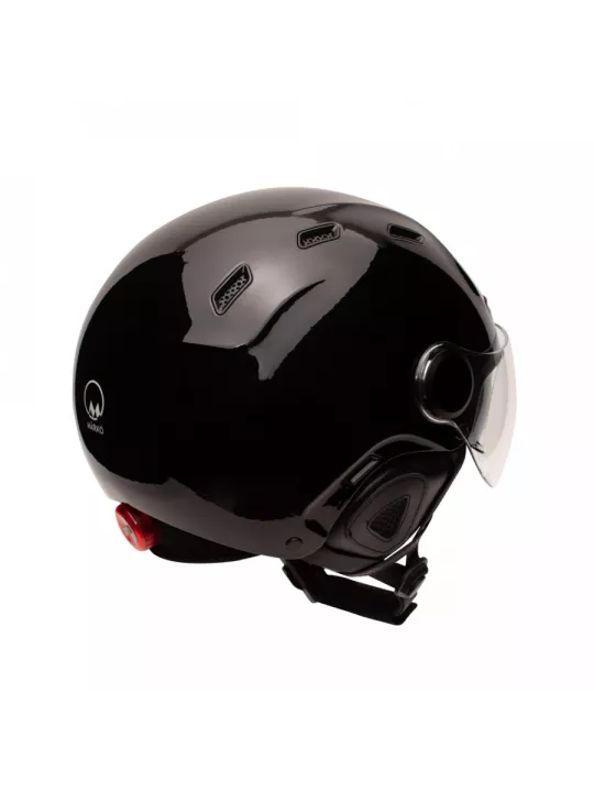 Casco Jet Cadence per biciclette elettriche - Mârkö (nero)