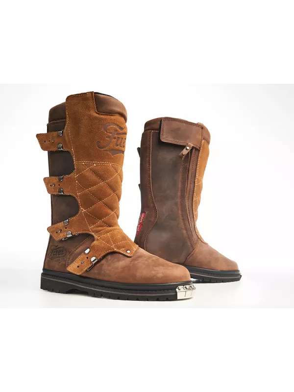 Botas de moto Vintage Dust Devil - Fuel