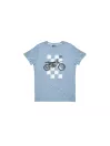 T-Shirt Moto Vintage Enfant Scrambler - Fuel