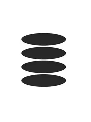 Reflektierende Sticker Schwarz X4