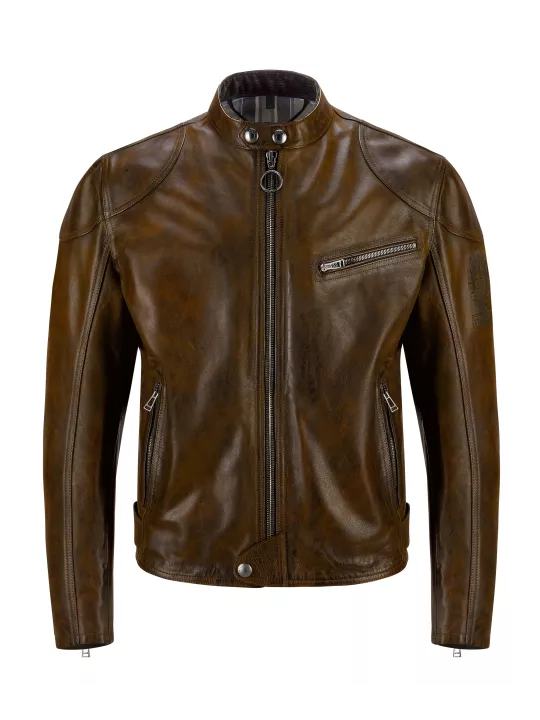 Chaqueta Burnt Cuero Supreme - Belstaff