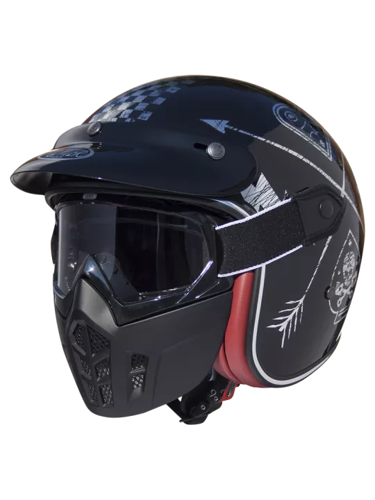 Premier Jet Mask Nx Silver Chromed