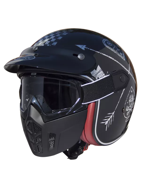 Premier Jet Mask Nx Silver Chromed