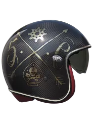 Casque Premier Vintage Carbon Nx Gold Chromed
