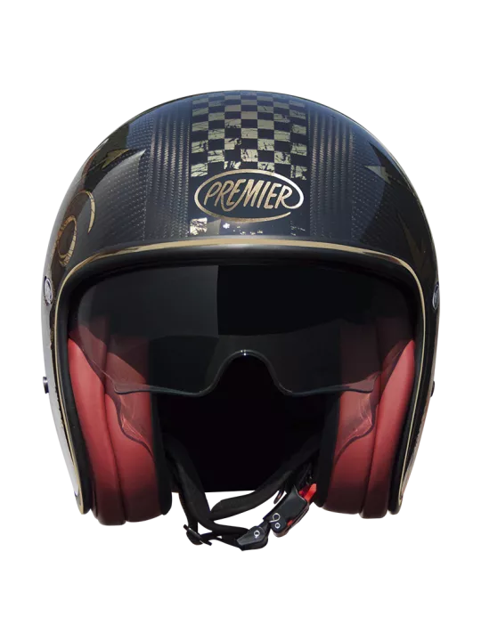 Casque Premier Vintage Carbon Nx Gold Chromed